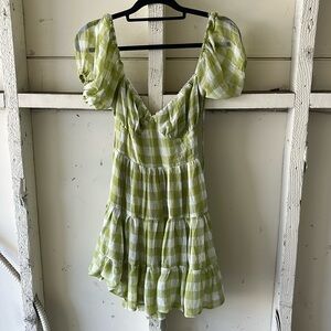 NWT Princess Polly Danny Mini Dress Green